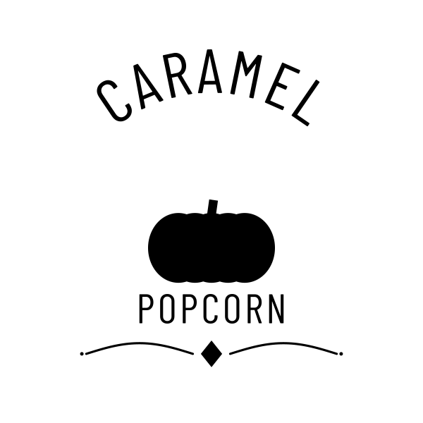 Caramel Popcorn SVG cut file